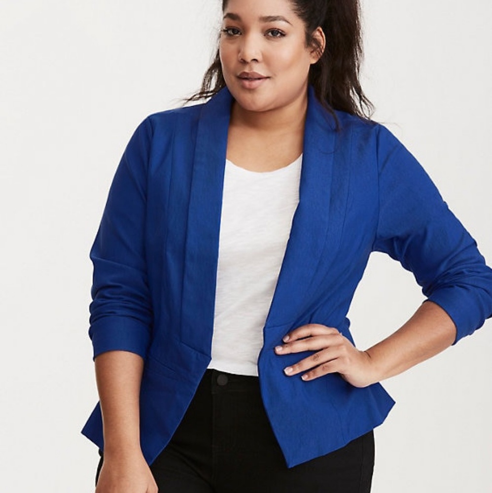 Torrid solitude blue/royal blue blazer